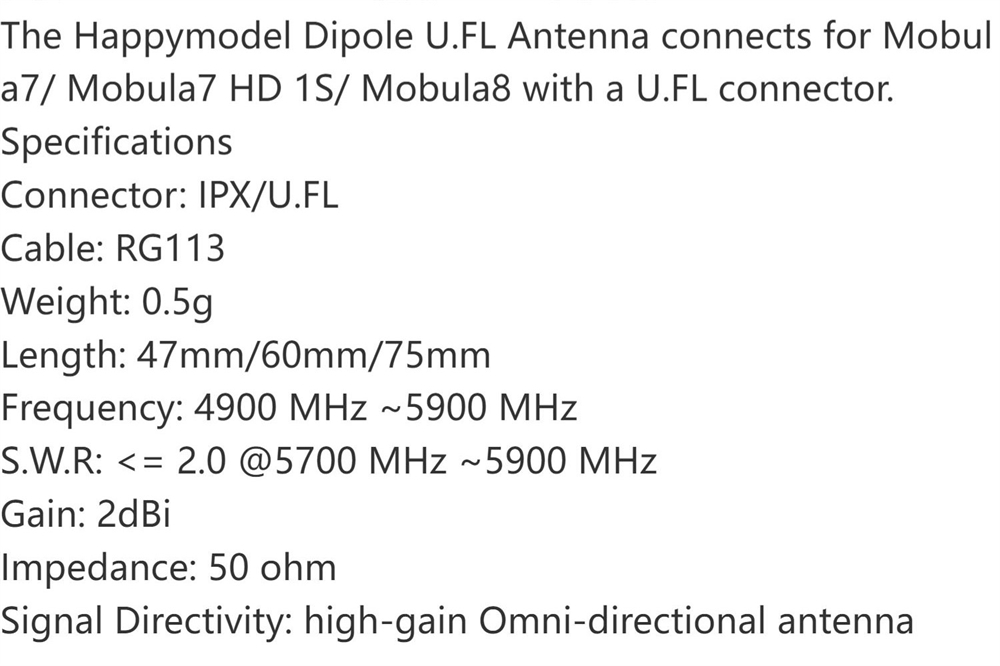 2PCS-Happymadel-Linear-Dipol-UFL-58G-Kleine-Kupferrohranntenne-fuumlr-Mobula7-1S-Mobula8-RC-FPV-Renn-2022202-1